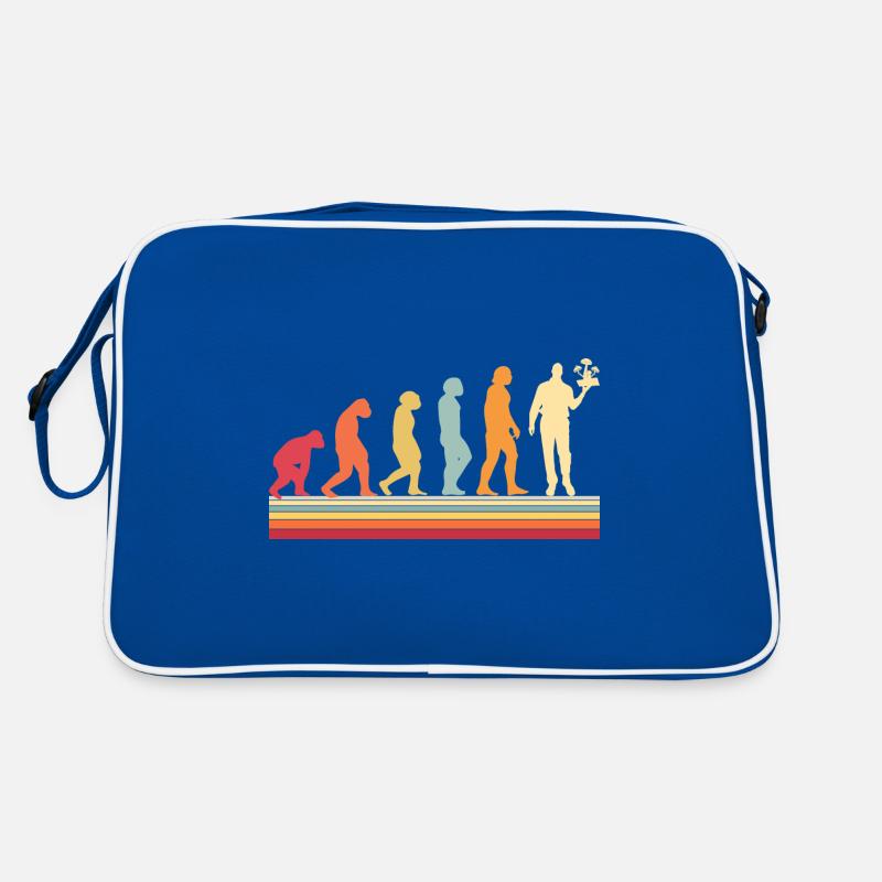 Mushroom Hunting Evolution Mycologist Retro Bag