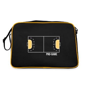 Handball Handball Field Jump Throw Handball Hall - Sac Retro - noir/or - Dos