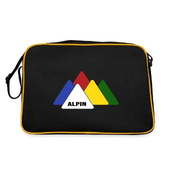 Randonnée en montagne Alpine Népal Sommets de l’Himalaya - Sac Retro - noir/or - Dos