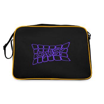 Name Daisy - Retro Tasche - Schwarz/Gold - Hinten