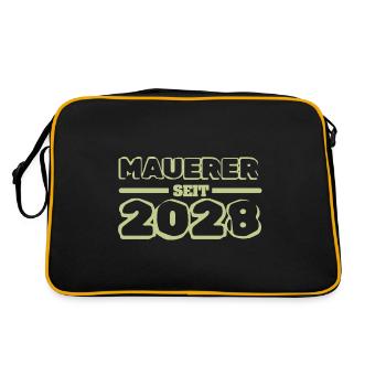 2028 - Sac Retro - noir/or - Dos