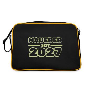 Maçon 2027 - Sac Retro - noir/or - Dos