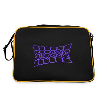 Nom : Clara - Sac Retro - noir/or - Dos