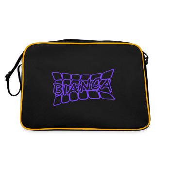 Cadeau pour Bianca - Sac Retro - noir/or - Dos