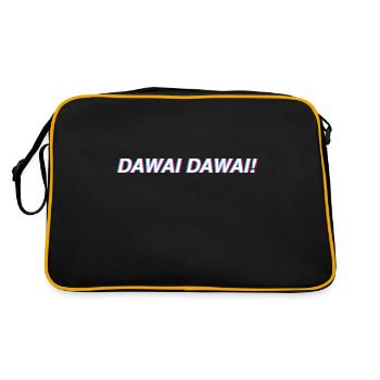 Dawai Dawai! Bratan Russes Eastern Bloc Vodka Russie - Sac Retro - noir/or - Dos