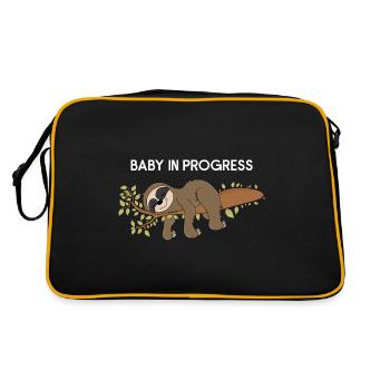 Paresseux bébé dans Progress Paresseux - Sac Retro - noir/or - Dos