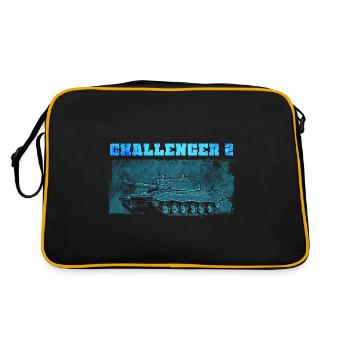 Challenger 2 - British Tank - Retro Bag - black/gold - Back