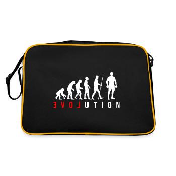 Evolution Haltère haltère Haltère Body Building Cadeau - Sac Retro - noir/or - Dos