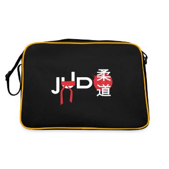 ceinture noire de judo hajime judoka - Sac Retro - noir/or - Dos