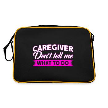 Health Assistance Home Nursing Nurse - Retro Bag - black/gold - Back