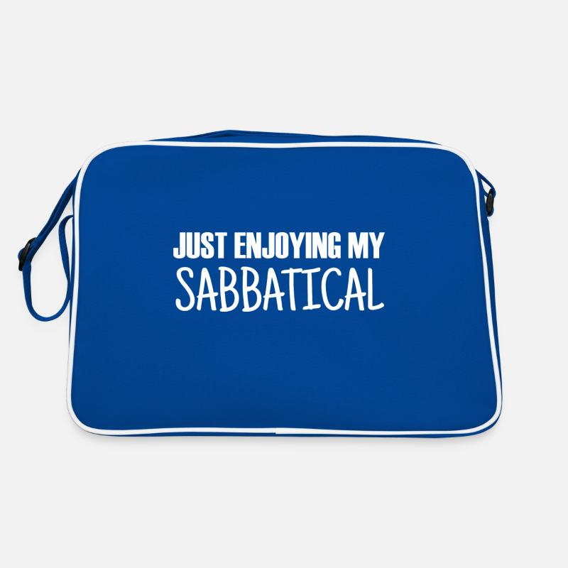 Sabbatical Just Enjoying My Sabbatical Retro Tasche