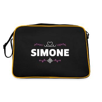 Simone - Sac Retro - noir/or - Dos