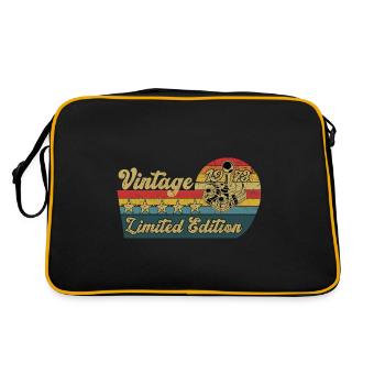 Vintage Born 1973 Joystick Retro - Retro Bag - black/gold - Back