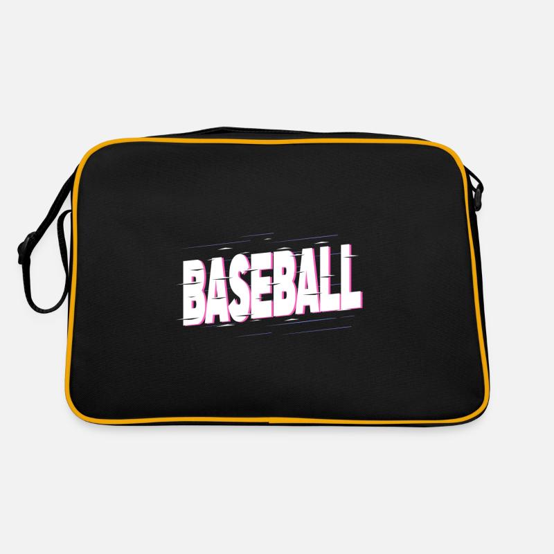 Baseball Baseball Player Font Home Run Sport Retro Bag