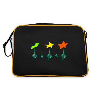 Wingsuit volant Base Jumping Skydiving Heartbeat - Sac Retro - noir/or - Dos