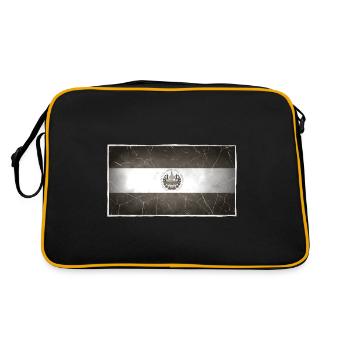 El Salvador - Retro Tasche - Schwarz/Gold - Hinten