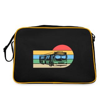 Bus de chauffeur de bus - Sac Retro - noir/or - Dos