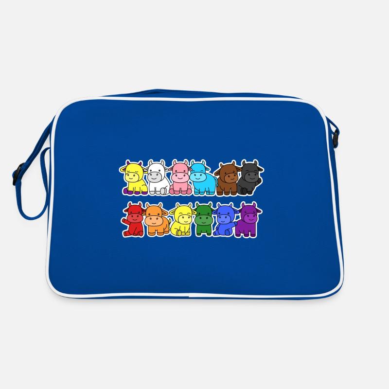 Fierté Progrès Flag Egalité des vaches Sac Retro