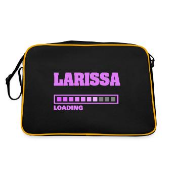 Cadeau pour Larissa - Sac Retro - noir/or - Dos
