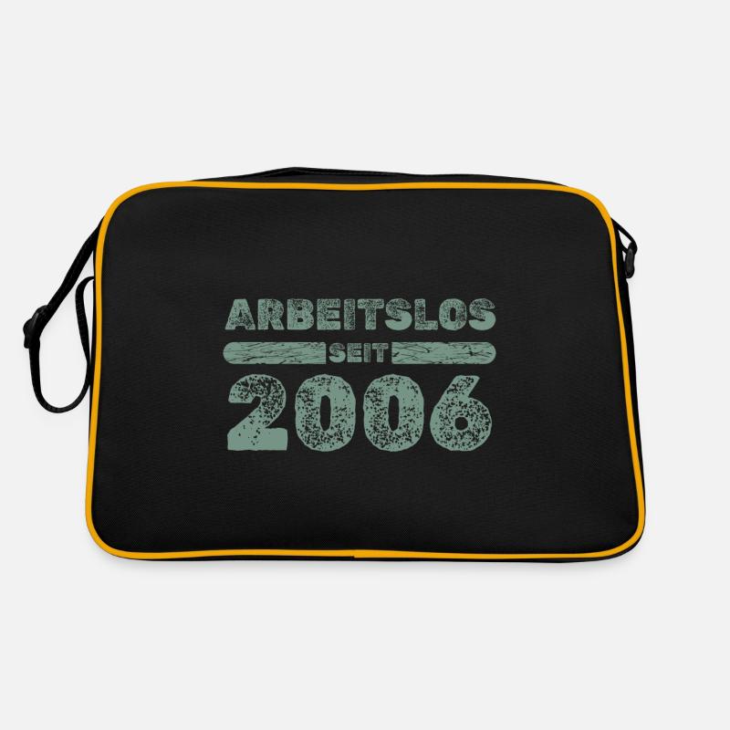 2006 2006 - Retro Tasche - Schwarz/Gold