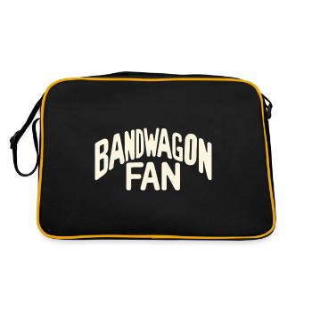 Bandwagon Fan 17 - Retro Bag - black/gold - Back
