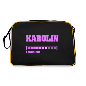 Karolin bébé - Sac Retro - noir/or - Dos