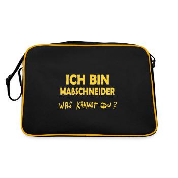 Profession : Tailleur sur mesure - Sac Retro - noir/or - Dos