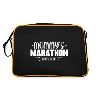 Équipe de cheer du marathon de maman 4 - Sac Retro - noir/or - Dos