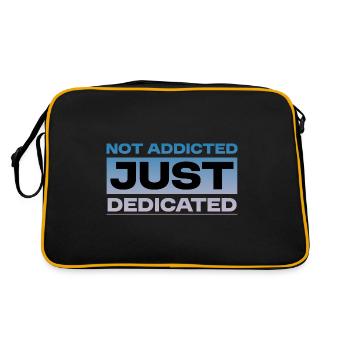 Not Addicted Just Dedicated 4 - Retro Bag - black/gold - Back