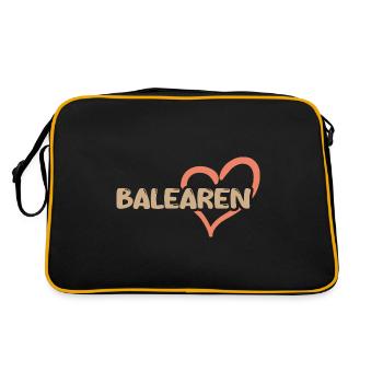 Balearic Islands as Balearic Islands - Retro Bag - black/gold - Back
