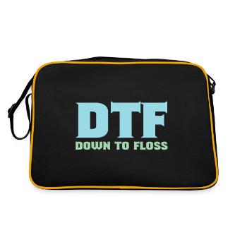 dentist - Retro Bag - black/gold - Back