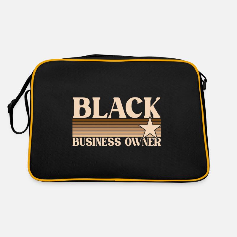 Propriétaire d’entreprise noir Sac Retro