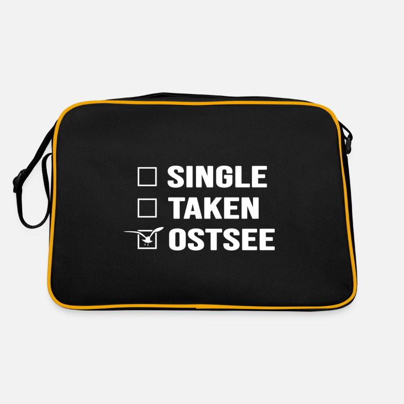 ostsee strandfeeling sommer-vibes ostseeurlaub Retro Tasche