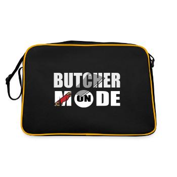 Butcher Butcher Butcher - Retro Bag - black/gold - Back