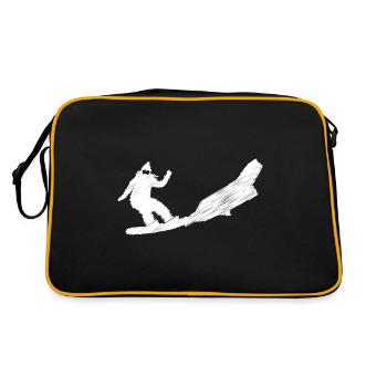 Snowboarding - (19) - Retro Bag - black/gold - Back