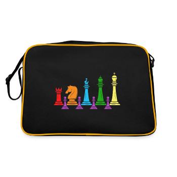 Chess Checkmate Chess Player Chess Family - Retro Bag - black/gold - Back