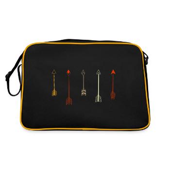 Arrows Archer Target Water Bow Target Target - Retro Bag - black/gold - Back