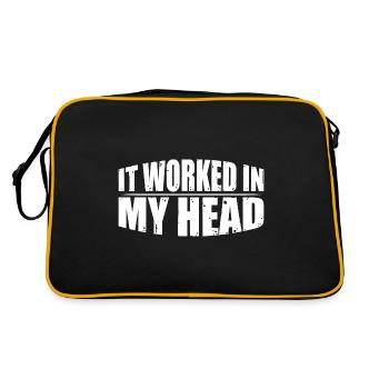 It Worked In My Head 4 - Retro Bag - black/gold - Back