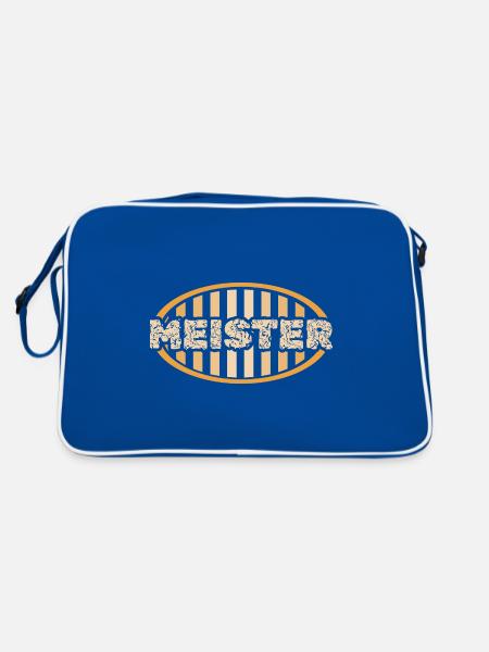 Master - Retro Bag - blue/white - Back