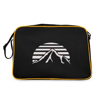 K2 Alpenglow – Mountain at Sunset Cream - Retro Bag - black/gold - Back