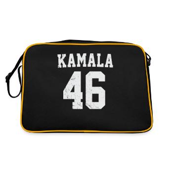 Kamala Harris Présidente 2020 - Kamala Harris - Sac Retro - noir/or - Dos