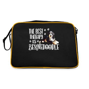 Bernedoodle - Retro Bag - black/gold - Back