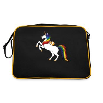 Cobaye - Sac Retro - noir/or - Dos