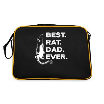 Pet Rat - Retro Bag - black/gold - Back