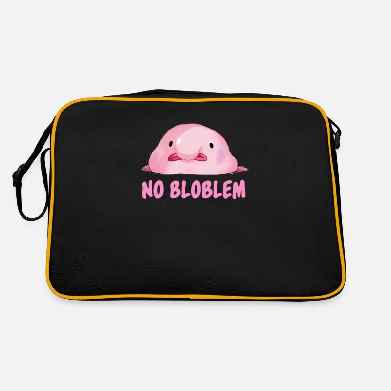 Blobfish - Retro Bag - black/gold