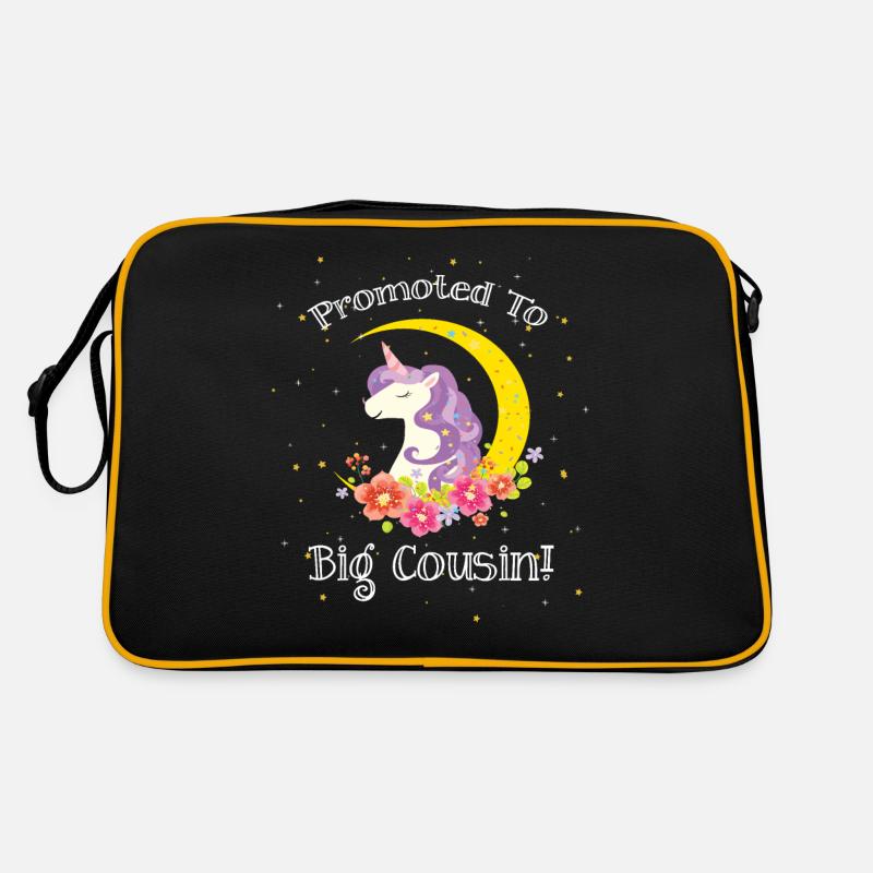 Großer Cousin Retro Tasche
