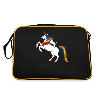 Jack Russell - Sac Retro - noir/or - Dos
