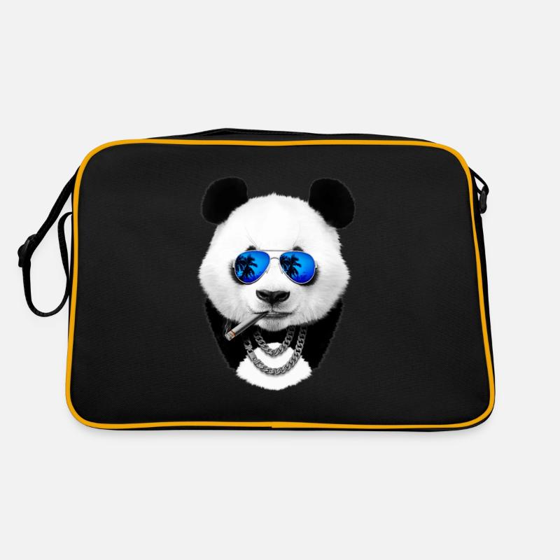 Cool panda Retro Bag