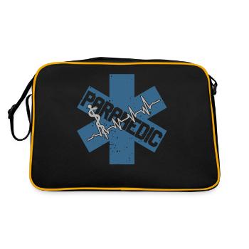 Emergency Paramedic Paramedic Ambulance Service - Retro Bag - black/gold - Back