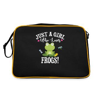 Grenouille - Sac Retro - noir/or - Dos